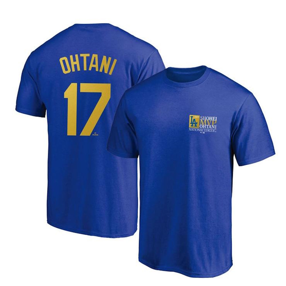 SHOHEI OHTANI - Fanatics ロサンゼルス・ドジャース 2025年ナショナルリーグ MVP 受賞記念 ネームアンドナンバー